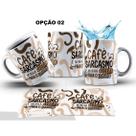 Caneca 325ml Flork Café e sarcasmo é minha receita para Caneca 325ml Flork Café e sarcasmo é minha receita para