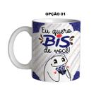 Caneca 325ml Flork Páscoa Chocolate Eu quero Bis de você Caneca 325ml Flork Páscoa Chocolate Eu quero Bis de você