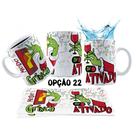 Caneca 325ml Modo Grinch Fases do Natal Só Vim Pela Treta Caneca 325ml Modo Grinch Fases do Natal Só Vim Pela Treta