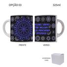 Caneca 325ml Namastê Yoga Mandala Com Caixa