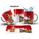 Caneca 325ml Palhaços, Bonecas Dia Das Bruxas Halloween