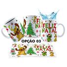 Caneca 325ml Stitch Green Grinch Natal Não vou e pronto! Caneca 325ml Stitch Green Grinch Natal Não vou e pronto!