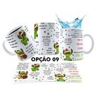 Caneca 325ml Stitch Green Grinch Natal Não vou e pronto! Caneca 325ml Stitch Green Grinch Natal Não vou e pronto!
