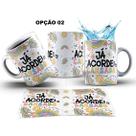 Caneca 325ml Vibes Engraçadas Já acordei cansada