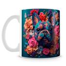 Caneca 3D Cachorro Pug - Cerâmica Premium 325ml