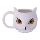 Caneca 3D Coruja Cerâmica 300ml Broglio Branca