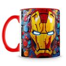 Caneca 3D do Homem de Ferro - Cerâmica Premium - 325ml