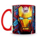 Caneca 3D do Homem de Ferro - Cerâmica Premium - 325ml - Presente para Fãs da Marvel