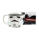 Caneca 3D Formato Stormtrooper Star Wars 500ml Cerâmica - Zona Criativa