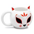 CANECA 3D GATO JAPONÊS CERÂMICA 300ml BROGLIO