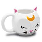 CANECA 3D GATO LUA CERÂMICA 300ml BROGLIO
