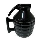 Caneca 3d Granada Com Tampa Preta Criativa Cerâmica Mug