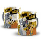 Caneca A Dama e o Vagabundo Com Café Sem Café Personalizada