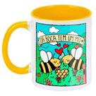 Caneca abelha amarela Namorados Casal Vários Modelos Caneca abelha amarela Namorados Casal Vários Modelos