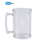 Caneca Acrílica/ Plástica Lisa 400 Ml Chopp Cerveja Festa 20 Unidades