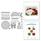 Caneca alegre gravada com ornamentos festivos Die Set Spellbinders