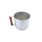 Caneca Alumínio Leiteira Canecão Fervedor Cabo Madeira 1,2 L