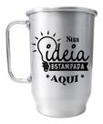 Caneca alumínio personalizada 450ml