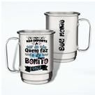 Caneca Alumínio Personalizada Coleção Frases Vários Modelos