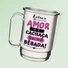 Caneca Alumínio Personalizada Coleção Frases Vários Modelos