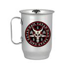Caneca Aluminio Simbolos Pentagram Satan