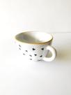 Caneca Amassada Corações Pretos 200ml