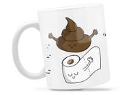 Caneca Amigos Para Sempre Divertida Porcelana Xícara 325ml + Caixa Presente