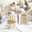 Caneca Ano Novo 2025 Calendário