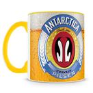 Caneca Antárctica em Cerâmica com Estampa Vibrante - 325 ml
