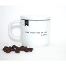 Caneca Atersanal a Vida é Café 150ml Porcelana Grande Caneca Atersanal a Vida é Café 150ml Porcelana Grande