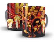 Caneca Banda Kiss Peter Genne Paul Frases Fire Banda De Rock