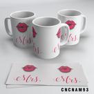 Caneca Beijo Mrs Em Cerâmica ml Caneca Beijo Mrs Em Cerâmica ml