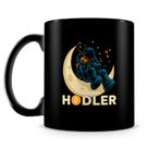 Caneca Bitcoin HODLER - Cerâmica Premium 325ml - Presente Moderno