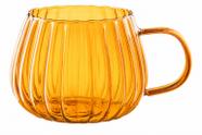 Caneca Borossilicato Canelada Ambar 395ml Tuut Caneca Borossilicato Canelada Ambar 395ml Tuut
