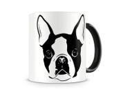 Caneca boston terrier color black II