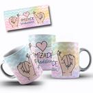 Caneca Branca Amigas Amizades Mod.10
