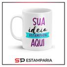 Caneca Branca Cerâmica 325ml Personalizada Caneca Branca Cerâmica 325ml Personalizada