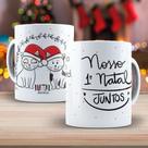 Caneca Branca Cerâmica Edição Natal