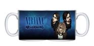 Caneca Branca De Bandas Rock Grunge Nirvana Integrantes