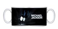 Caneca Branca De Bandas Rock Pop Michael Jackson Moon Walker