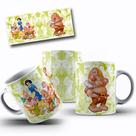 Caneca Branca De Neve E Os Sete Anões Disney Coleção Canecas