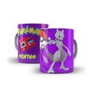 Caneca Branca do Pokémon vários Personagens Polímero 325ml presente série game cozinha aniversário