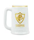 Caneca Branca Dourada Porcelana 500ml - Fluminense Caneca Branca Dourada Porcelana 500ml - Fluminense