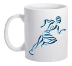 Caneca Branca Esportes Esportista Atletismo Corredor Atleta Caneca Branca Esportes Esportista Atletismo Corredor Atleta