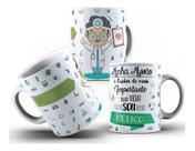 Caneca Branca Médico Medicina Frases Residente