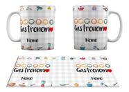 Caneca Branca Mimo Profissão Carreira Gastronomia
