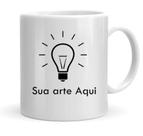 Caneca Branca Personalizada Com o Tema de Sua Preferencia