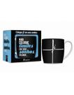 Caneca Brasfoot Porcelana Urban 360Ml - Não Coloque Limites