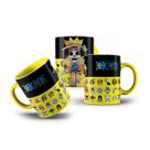 Caneca Brook Esqueleto One Piece Anime Bando do Chapéu