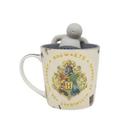 Caneca C/ Infusor Hogwarts Ícones 350ml - Zona Criativa